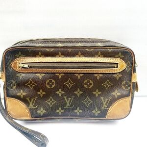 Louis Vuitton Monogram Brown Wristlet